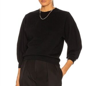 Agolde Thora 3/4 Sleeve Crewneck Sweatshirt Size L